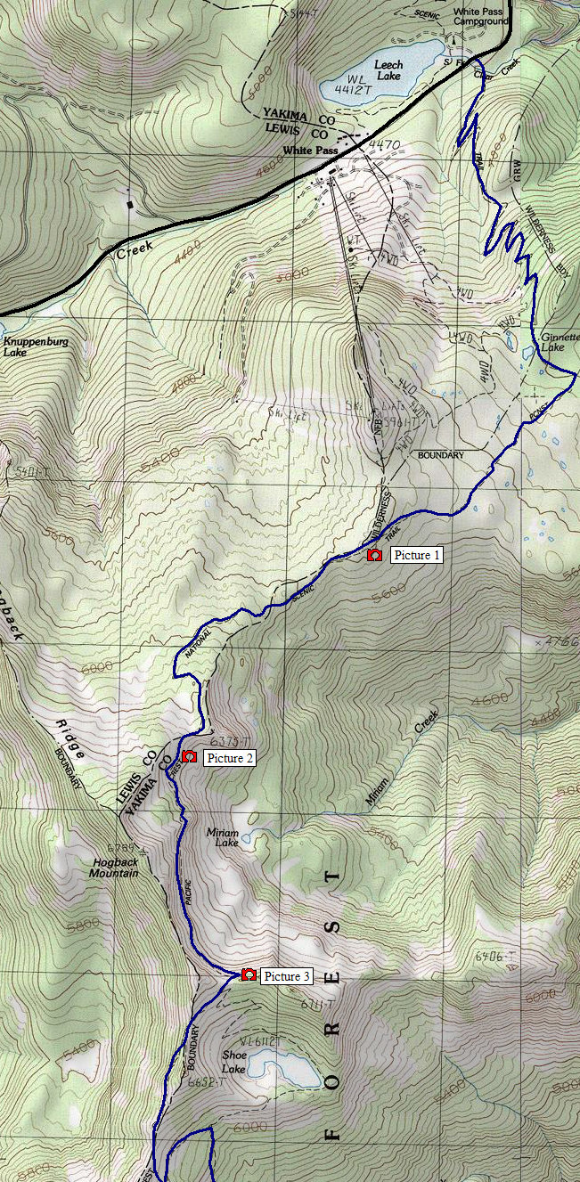 Goat Rocks Wilderness Pacific Crest Trail 3309